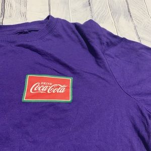 Vintage Coca Cola longsleeve cropped T-shirt